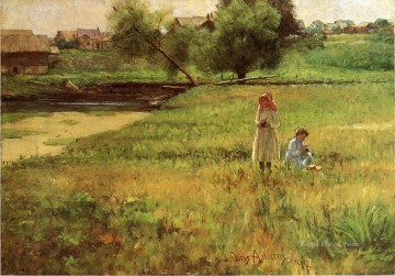 夏の風景 ジョン・オティス・アダムス Oil Paintings